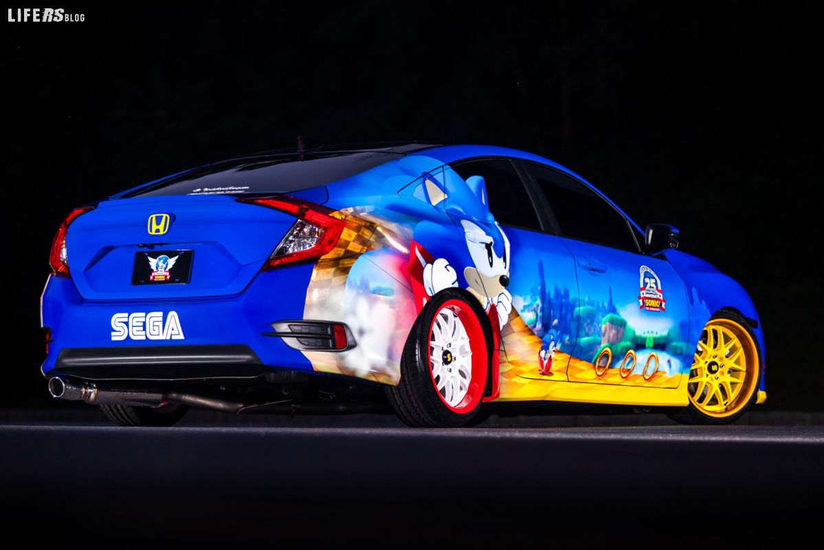 SEGA Sonic Civic Sedan Honda