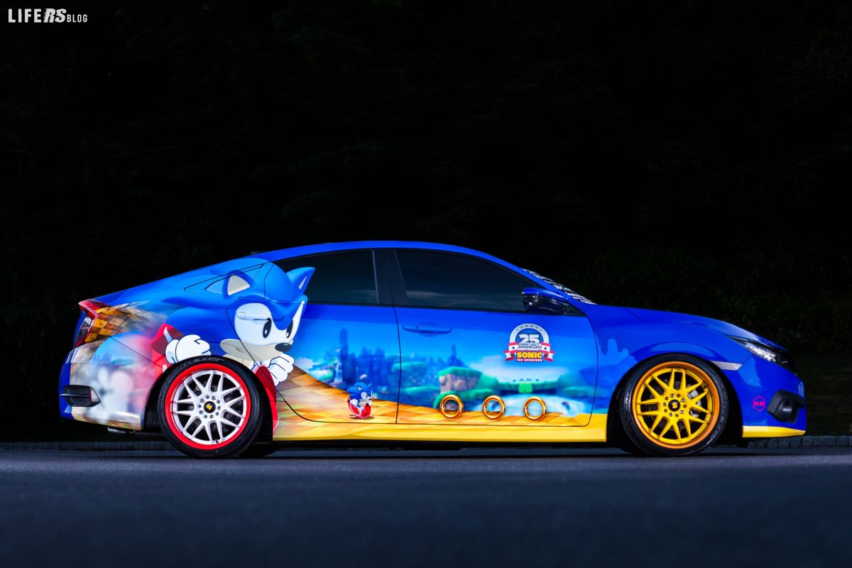 SEGA Sonic Civic Sedan Honda