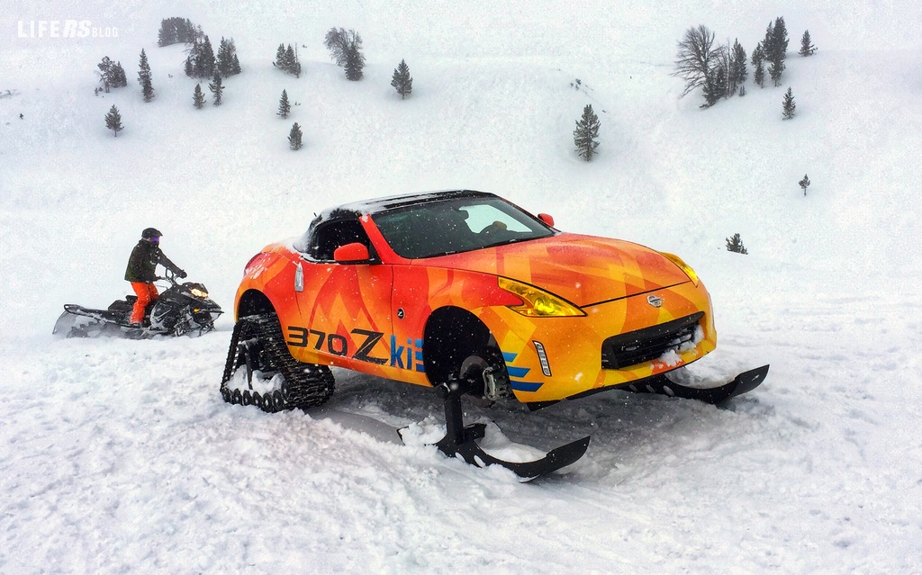 370ZKI Nissan ridefinisce il concetto di "sport invernali"!