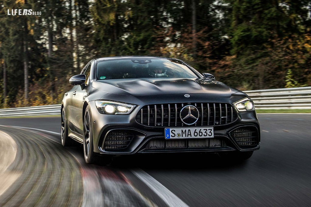 La Mercedes AMG GT 63 S 4MATIC+ al Nurburgring con un 7’ 25” 41