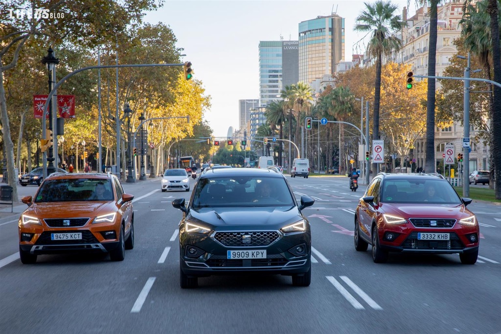 Tre SUV SEAT per la prima volta insieme su strada