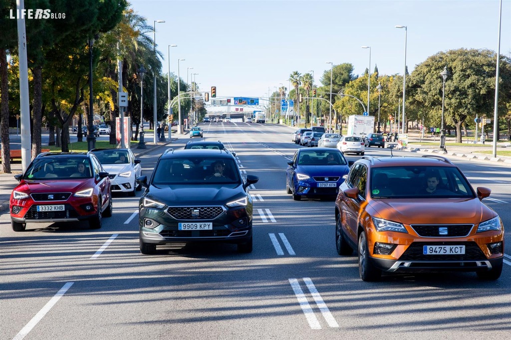 Tre SUV SEAT per la prima volta insieme su strada