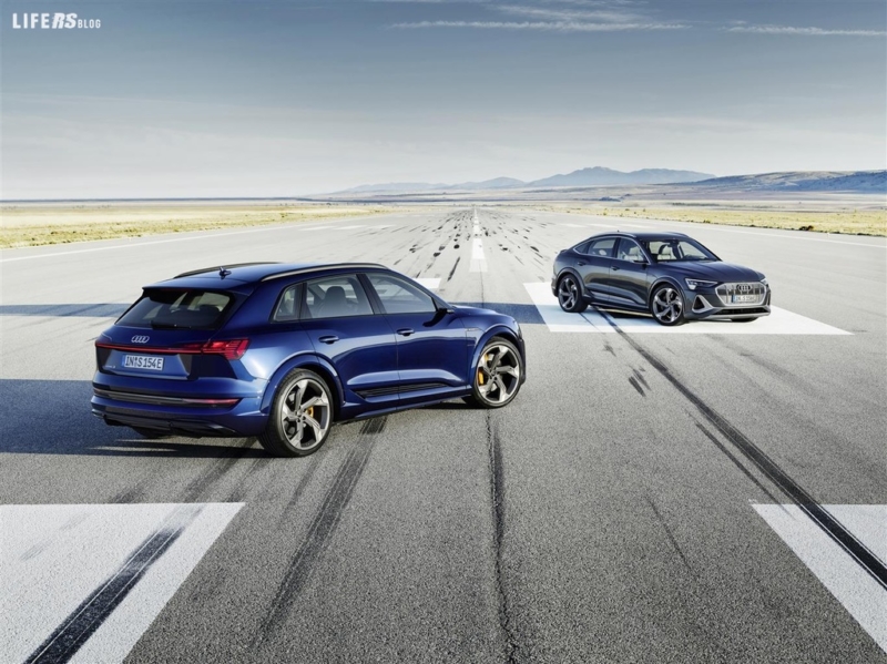 Audi e-tron S e S Sportback: 3 motori e 503 CV per l'elettrica