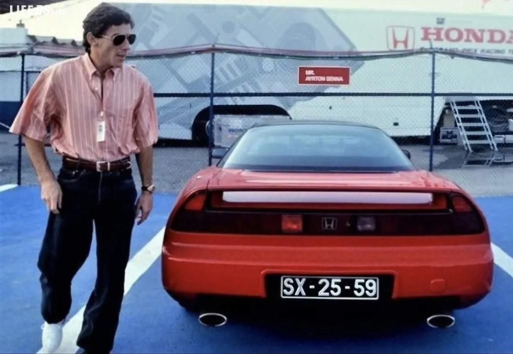 Honda NSX del leggendario Ayrton Senna in vendita