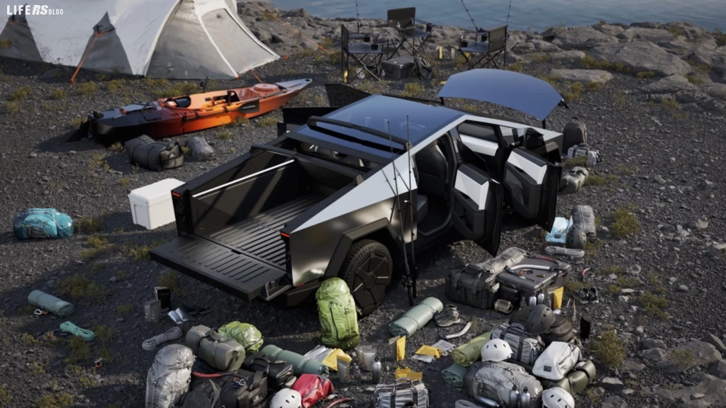 Cybertruck, Tesla introduce l'Off-Road Mode