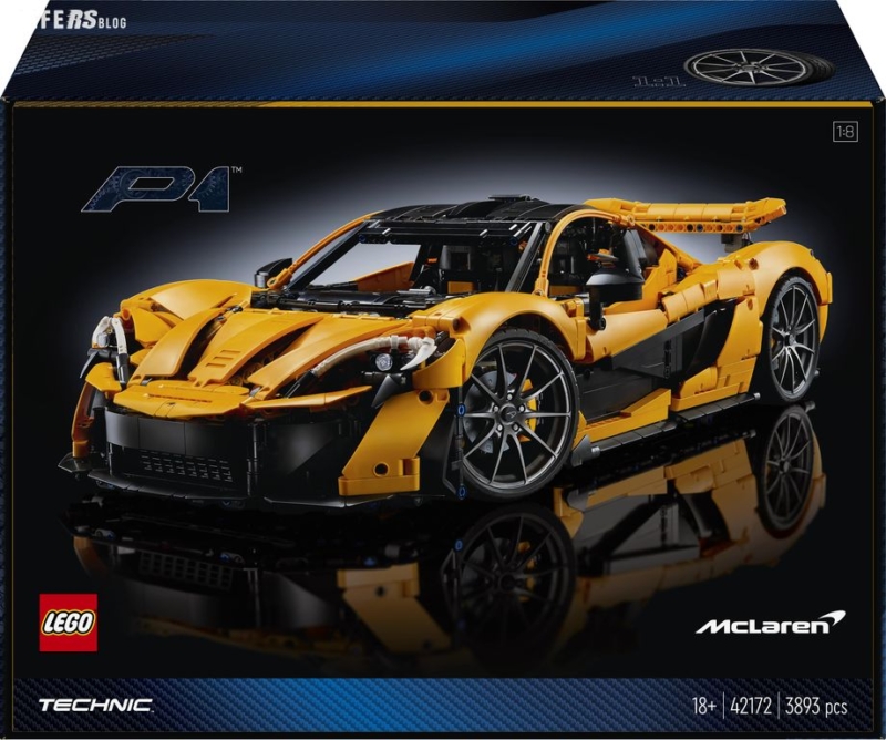 LEGO Technic celebra l'hypercar McLaren P1